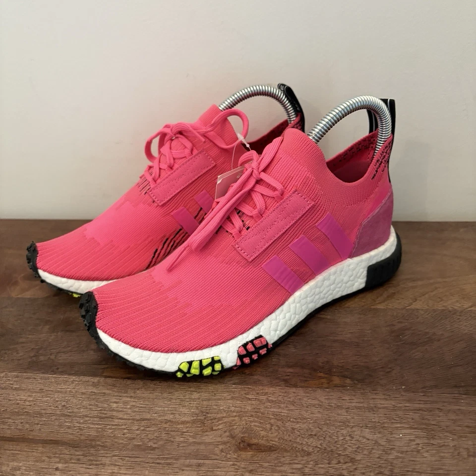 Adidas NMD Racer PK Primeknit Pink Sneakers Shoes CQ2442 Unisex Mens 5 Womens 6 - Image 3 of 4