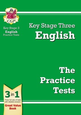 KS3 ENGLISH THE PRACTICE TEST by CGP Books Paperback Self Help Business
