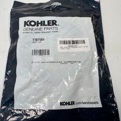 Kohler Genuine 1107584 Tank To Bowl Gasket FOR K-P70310 Toilet 