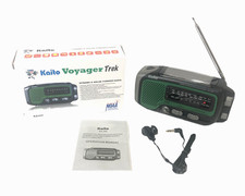 Kaito Voyager Tek Solar Crank AM/FM/SW Weather Radio With 5 LED Flashlight NIB