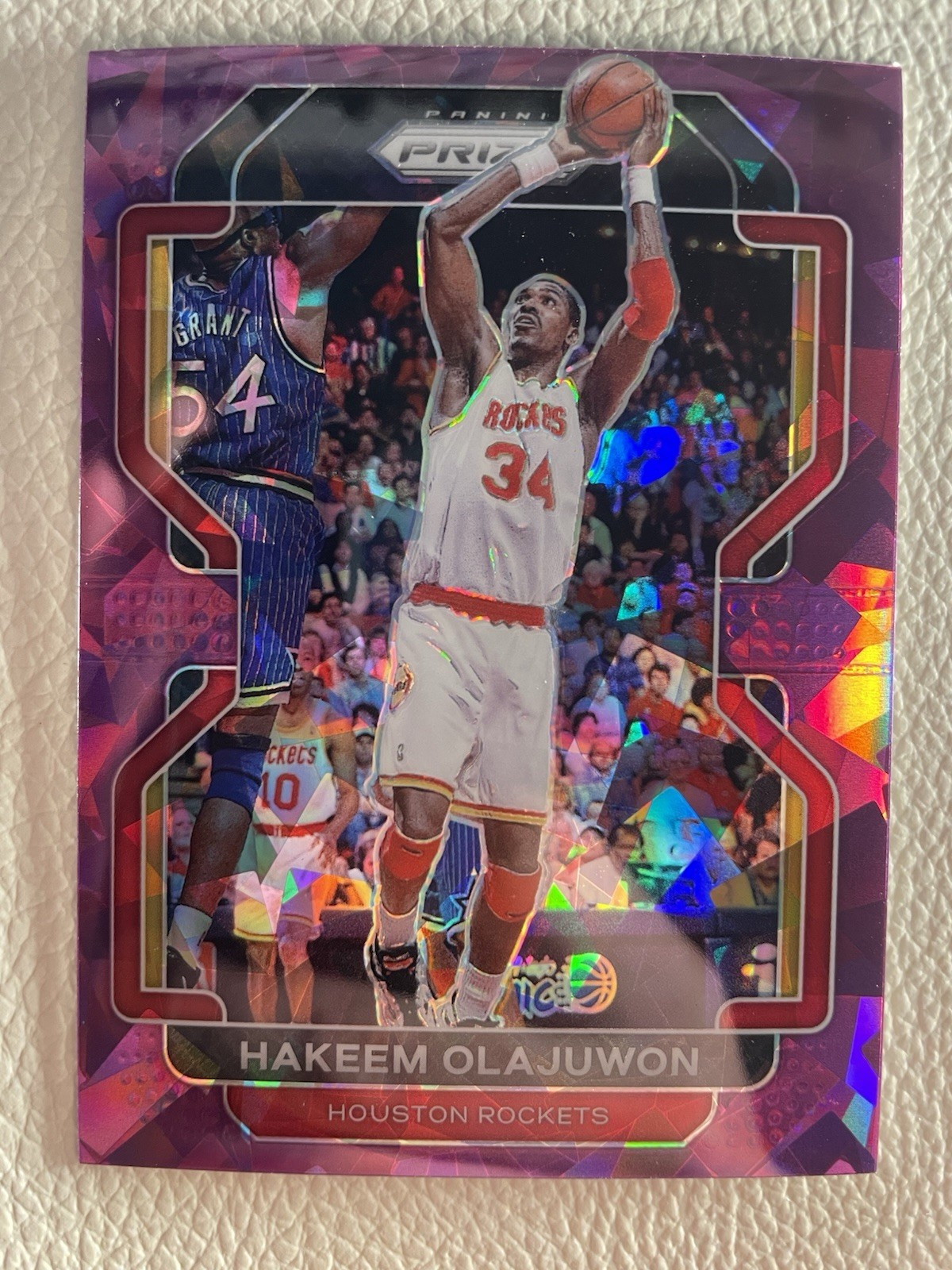 2021-22 Panini Prizm - Hakeem Olajuwon #265 Purple Ice /149