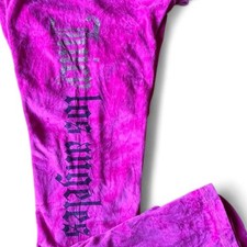 Vintage Y2K Juicy Couture Women's Pink velour Joggers-tracksuits small