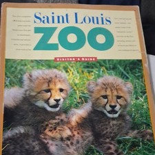 Saint Louis Zoo Visitor's Guide Collectible Booklet Souvenir Historic Zoo Map