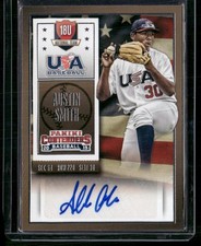2015 Panini Contenders #8 Austin Smith USA Baseball Ticket Autographs