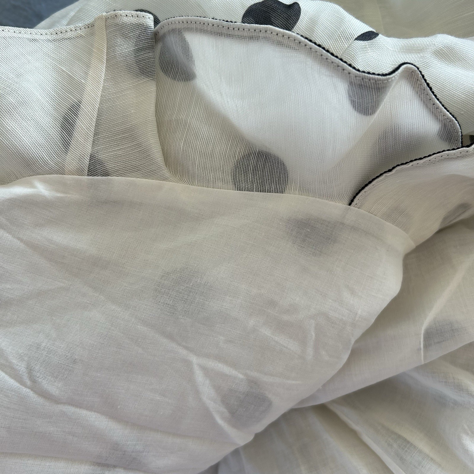 Zimmermann Lovestruck Midi Dress White Polka Dot Midi Sz 0 AU 8/US 4 RRP $1500