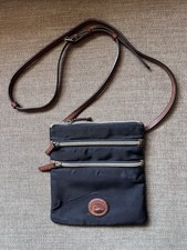 Dooney Bourke Nylon Leather Crossbody Messenger Bag Brown and Black-FOR REPAIR