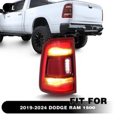 For 2019-2023 Dodge Ram 1500 Led Red Tail Lights Wo Blind Spot Driver Side For 2019-2023 Dodge Ram 1500 Led Red Tail Lights Wo Blind Spot Driver Side