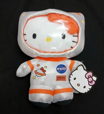  Neu mit Etikett!! Smithsonian Air & Space Museum Hello Kitty Astronaut Plüsch NICHT MEHR PRODUZIERT SELTEN