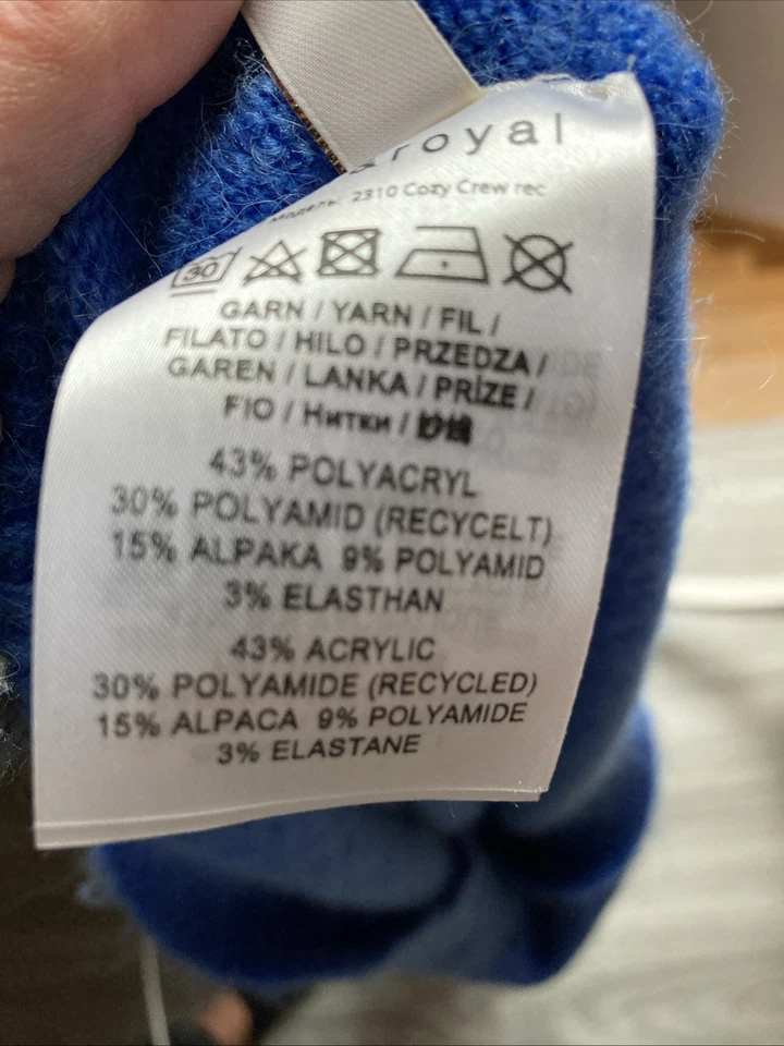 Rich and royal Strick  Gr. M Königsblau - Bild 4 von 4