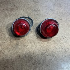 Vintage Stratolite Ratrod Motorcycle 6v Brake Lights New Pair Vintage Stratolite Ratrod Motorcycle 6v Brake Lights New Pair