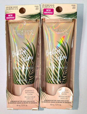 2 Full Size - Physicians Formula Butter Glow Liquid Highlighter Murumuru Butter