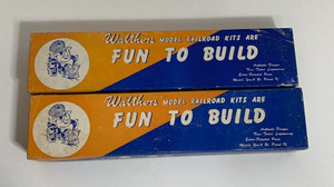 Lot of 2 Walthers HO Scale Empty Boxes ONLY