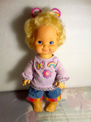 Vintage 1978 Mattel Luv A Bubble Tender Love Baby Doll 14  Soft Vinyl Rubber HTF