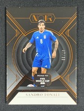 Sandro Tonali 2025-26 Panini Noir Road to FIFA World Cup Vertical Base /99 #19
