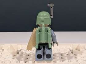 LEGO Star Wars Boba Fett Minifigure with Green Pauldron SW0396 9496 Desert Skiff