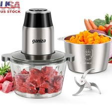 Electric Food Processor Chopper Grinder 8-Cup Bowl Multi-Use Kitchen Tool