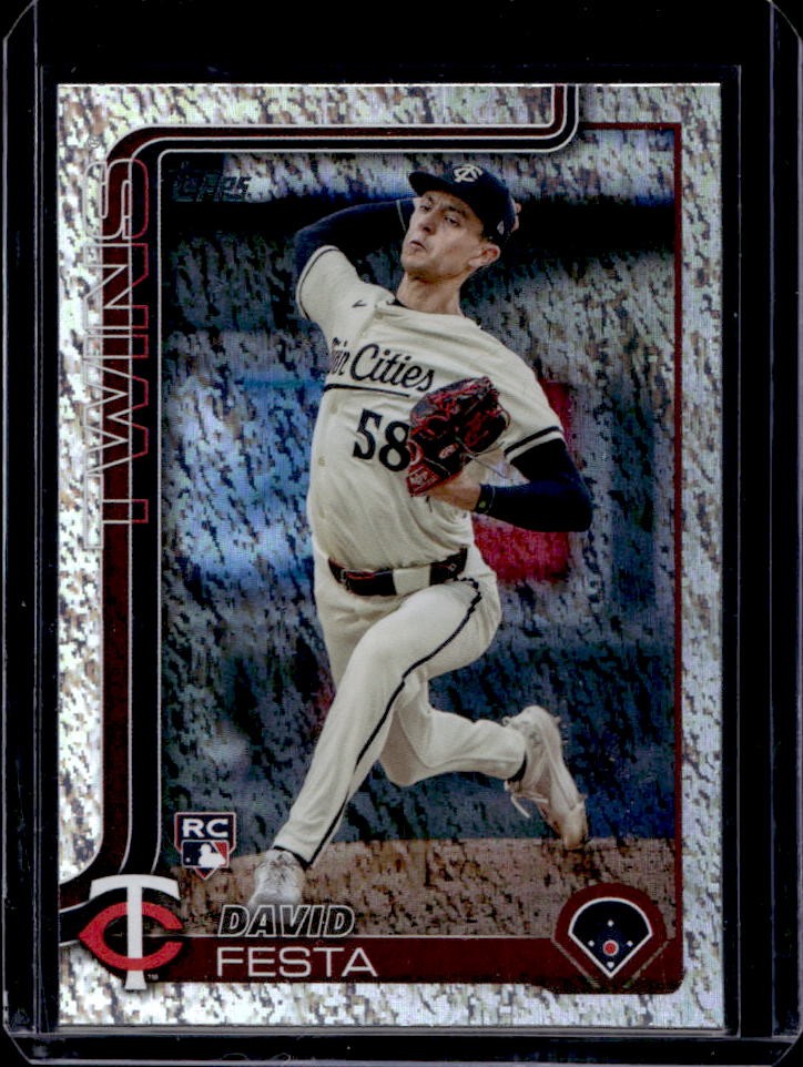 2025 Topps David Festa RC Holo Foil Rookie #178 Twins