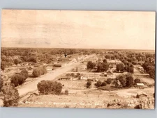 c1941 Birds Eye View Of Del Norte Colorado CO Rio Grande County Sanborn RPPC