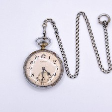 SEIKOSHA PRECISION pocket watch 19 Seiko Smoseko blue hands