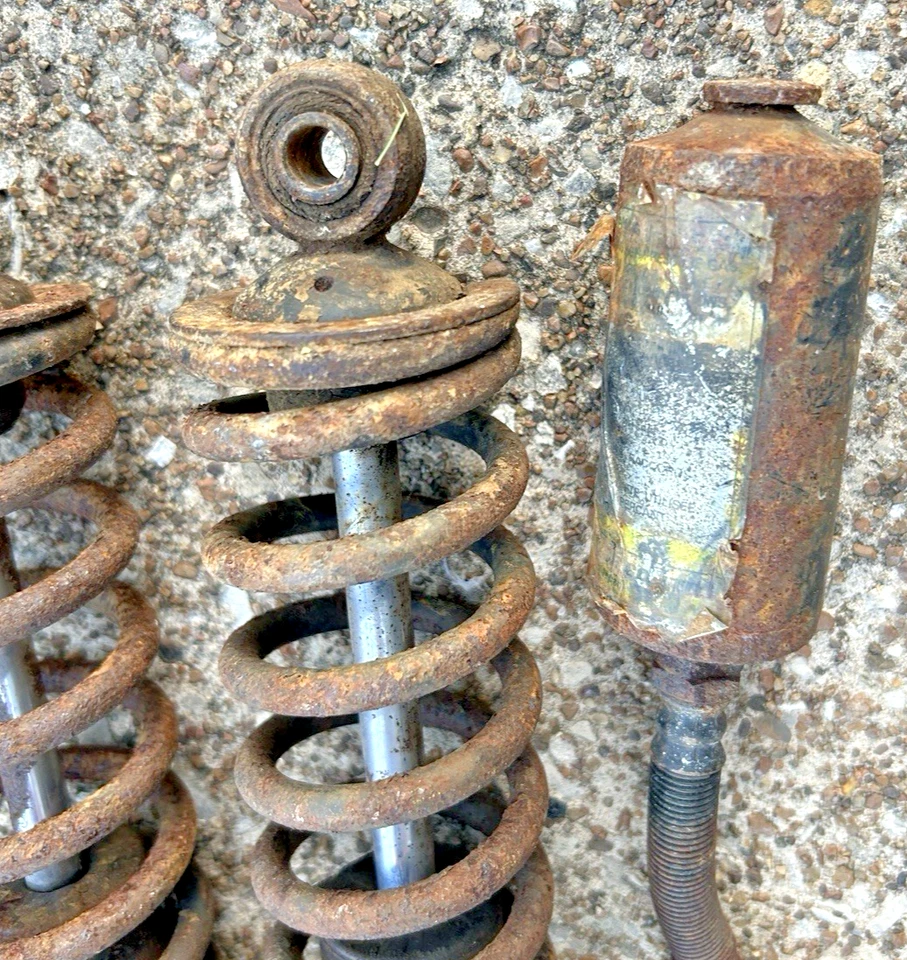 Par de amortiguadores traseros vintage Suzuki RM125 RM 125 KYB 62100-41313 Foto 2 de 4