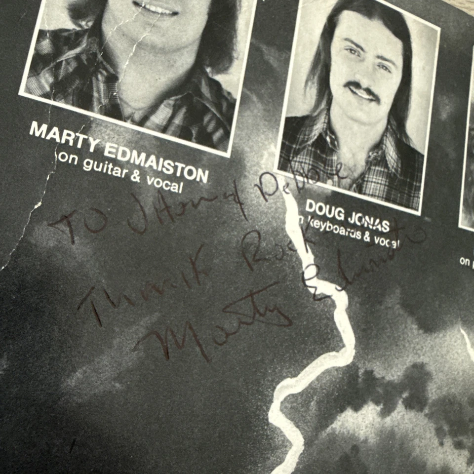 DEEP RIVER BAND - ROCKS HARD ROCK CHICAGO  ERECT RECORD VINYL LP SIGNED - Image 4 of 4