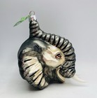 Retired Slavic Treasure African Elephant II Blown Glass — photo 2