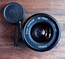 Nikon Zoom-Nikkor 35-70mm f/3.5-4.8 AI-S Manual Focus Lens - Tested Working