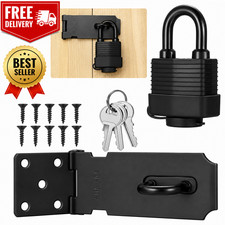 Stainless Steel Shed Locks Heavy Duty Garden Gate Locks for Wooden Gates, Garden