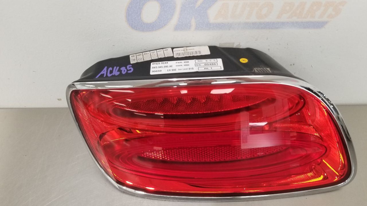 16 BENTLEY CONTINENTAL GTC TAIL LIGHT LAMP ASSEMBLY LEFT DRIVER 3W3945095AE