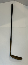 Vintage Hickory Square Shaft Otey Crisman 3HW Model Brass Blade Golf Putter