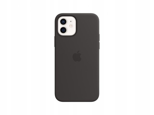 Etui iPhone 12/12 Pro Silicone Case MagSafe Black - Zdjęcie 4 z 4