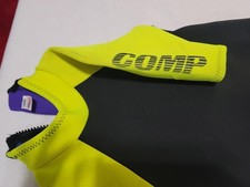 Men s Small Wetsuit Yellow Black COMP Logo Great Condition Reinforced Seams