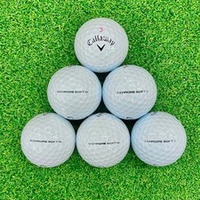 36 Callaway Chrome Soft Bulk Lot Used Golf Balls 5A Quality White