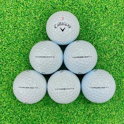 36 Callaway Chrome Soft Used Golf Balls 5A Quality FREE SHIPPING!
