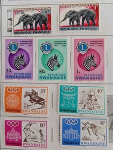 J98# Rwanda 🇷🇼 Stamp Lot MWH-XF