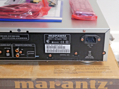Marantz CD6003 High-End CD Player Silver, Original Packaging & New
