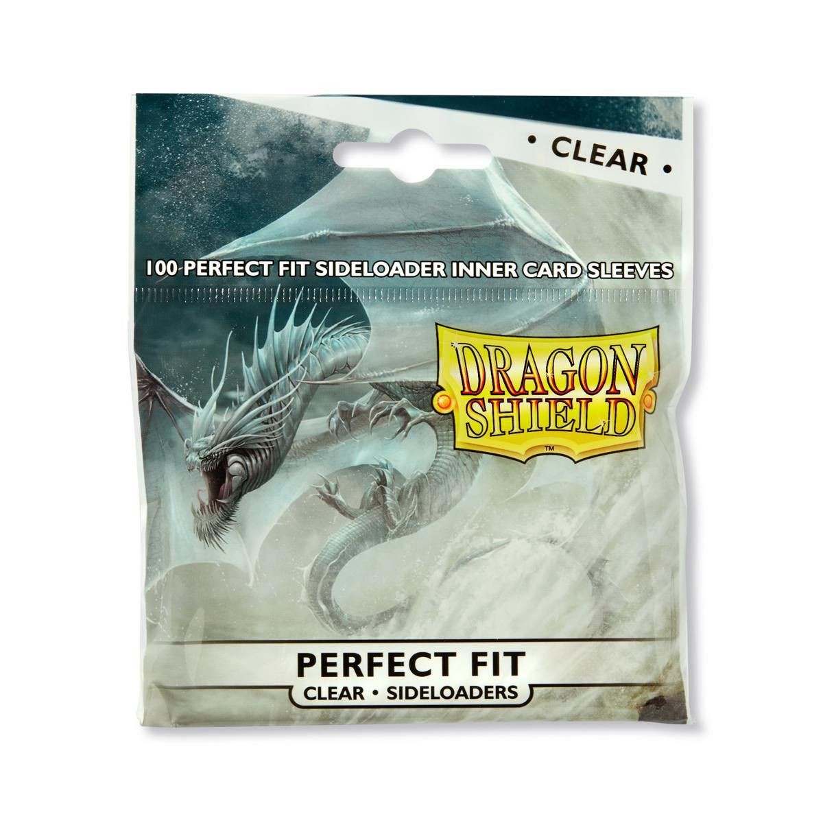 Dragon Shield Standard Perfect Fit Sideloading Sleeves - Clear/Clear (100)