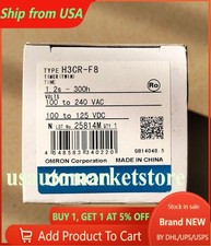 OMRON PLC Twin Timer H3CR-F8 100-240V AC NEW IN BOX　One Year Warranty#