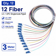 (12) 12 Fiber LC/UPC Singlemode 9/125μm 900�...