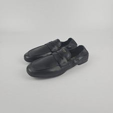 PRADA Women's Black Leather Loafers New  Authentic