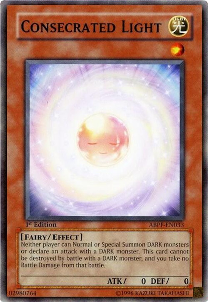 Consecrated Light [ABPF - CSP - 1st Edition - ABPF-EN033 Near Mint]