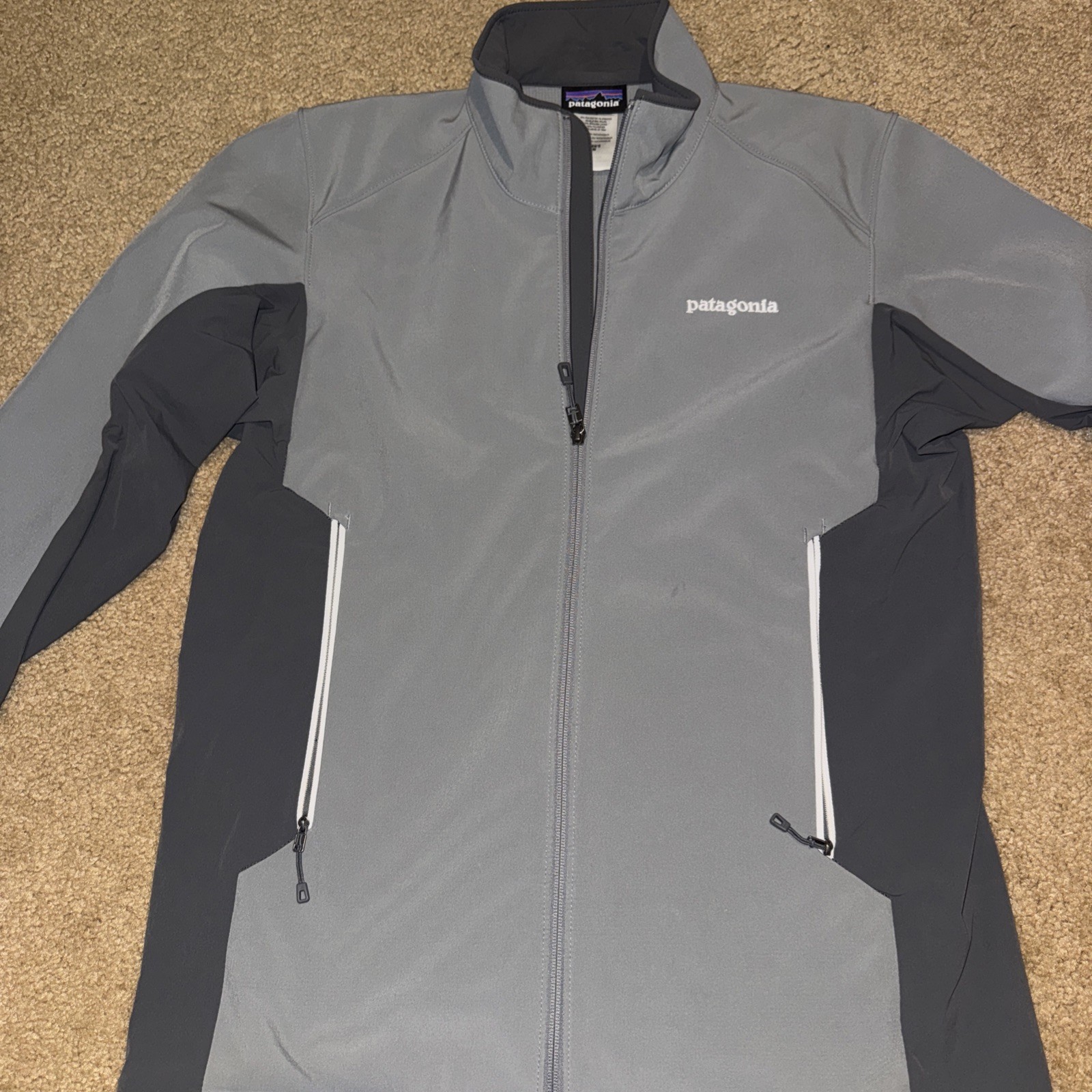 Patagonia Jacket Medium Polyester  Gray  Polartec - image 1