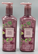 Lot Of 2 BATH AND BODY WORKS BLACK CHERRY MERLOT FOAMING HAND SOAP - 2026 NEW