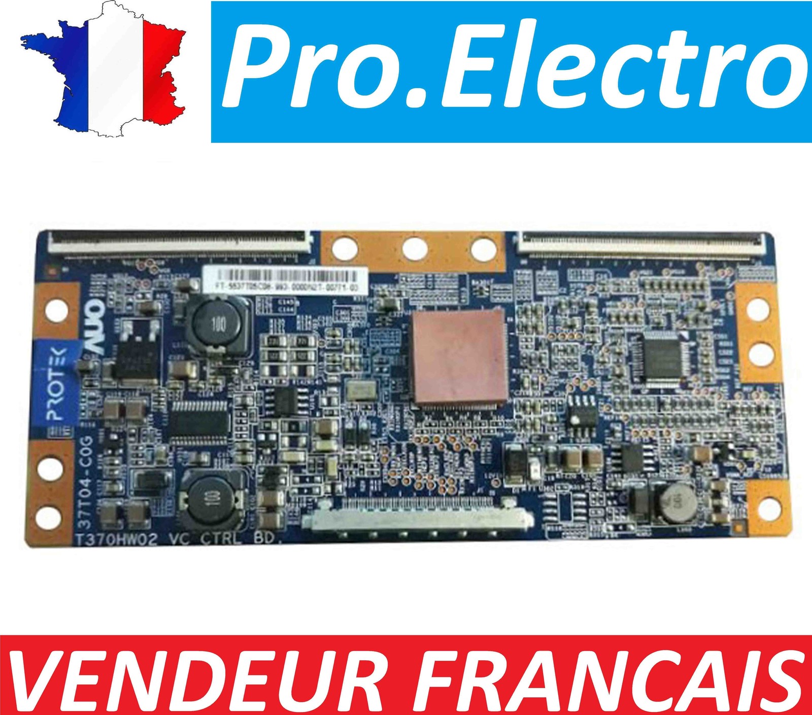 Pièce rechange T-CON 37T04-C0G pour dépannage écran Sony KDL-37S5600