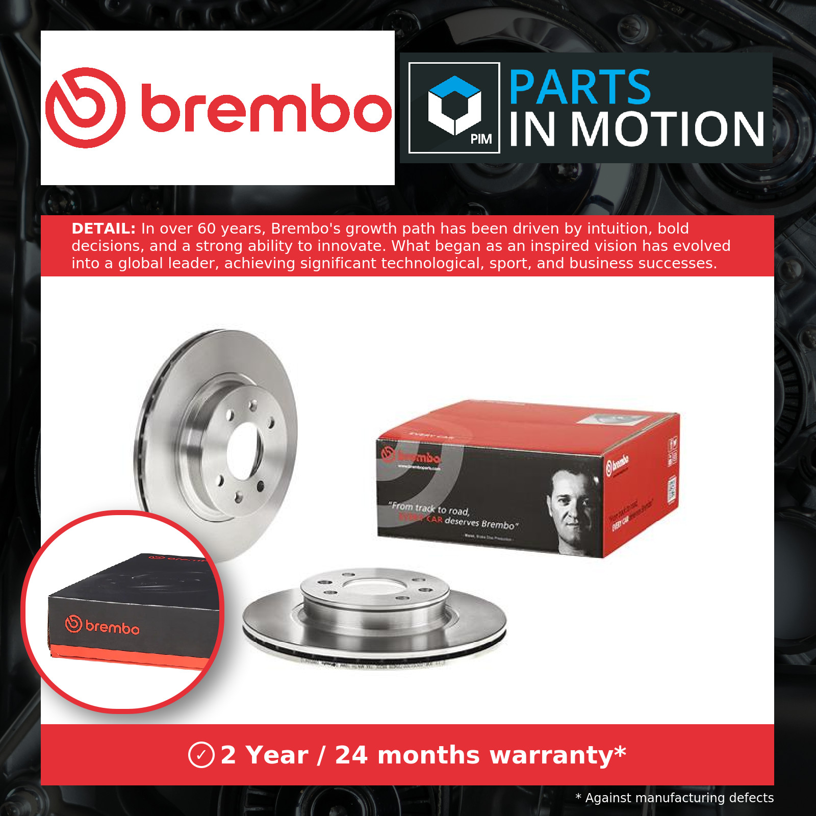 2x Brake Discs Pair Vented fits HYUNDAI i20 PB 1.2 Front 08 to 15 G4LA 256mm Set - Image 3