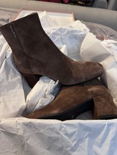 Women's Brown Suede Mui Mui Boots