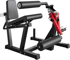 700LB Capacity 4-in-1 Leg Extension & Curl Machine for Heavy Duty Home Gym Black