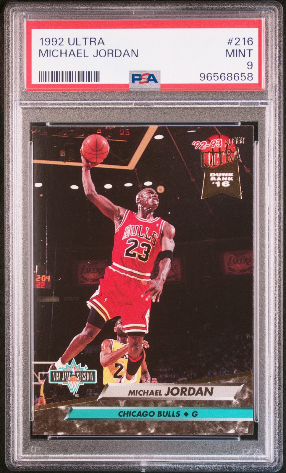 1992 ULTRA #216 MICHAEL JORDAN PSA 9