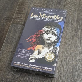 Les Miserables VHS The Dream Cast Concert Royal Albert Hall New Factory Sealed