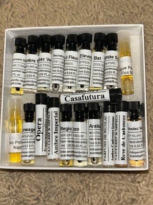 1Ml dabber Scentsplit luckyscent etc. fragrance samples lot unisex